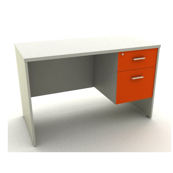โต๊ะทำงาน 2 ลิ้นชัก ขนาด 120x60x75 Cm. | IAMP Office furniture
